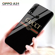 Softcase Glass Kaca OPPO A31 - Casing Hp OPPO A31 - C72 - Pelindung hp OPPO A31 - Case Handphone OPPO A31 - Silikon Handphone OPPO A31