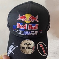NEW ERA x RED BULL聯名款F1 TEAM經典紅牛美式復古機車刺繡硬頂賽車帽棒球帽