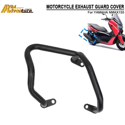 For YAMAHA NMAX155 NMAX 155 Motorcycle Exhaust Guard Cover Exhaust Crash Muffler Pipe Fairing Frame 