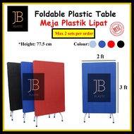 2x3 ft Plastic Foldable Dining Table 2x3 ft Plastic Folding Table Night Market Plastic Dining Table