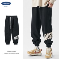 baggy tracksuit seluar tracksuit lelaki elgini tracksuit DUKEEN American Autumn Winter Thick Overall