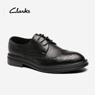 Clarks เดรสผู้ชาย Whiddon Plain Leather รองเท้าผู้ชายรองเท้าทางการ - T6921