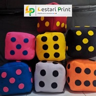 Dice Pillow 15cm x 15cm Random Color