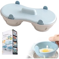 Microwave Egg Steamer, 2025 Upgraded Microwave Egg Cooker, Breakfast Double Row Egg Cooker, Microwav