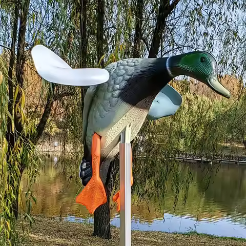 Park Garden Simulated Pigeon Hunting Decoy Bait Pigeon Mourning Dove Remote Control Electric Pigeon 