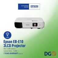 ORIGINAL Epson EB-E10 3LCD Projector | XGA | 3600 LUMENS | LCD PROJECTOR | HDMI, USB B PORT