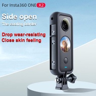 For Insta360 ONE X2 Protective Frame Case 1/4 Screw Hole Camera Tripod Adapter Mount for Insta360 ONE X2 Action Camera Accessory