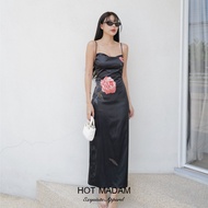 เดรสลายดอกกุหลาบ เรียบหรึเซ็กซี่ | Intuon | Hot Madam Style