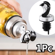 1Pc Kitchen Auto Oil Pourer Food Grade Rubber Bottle Stopper Liquor Spout Flip Cap Oil Pouring Spout Kitchen Tool