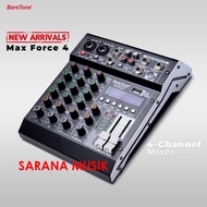 Baretone Max Force4 Force 4 Channel Audio Mixer Original Soundcard