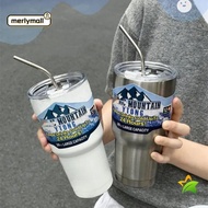 MERLYMALL Car Cup, 900ml Large Capacity Tumbler, Portable 30oz 304 Stainless Steel Insulated Cup