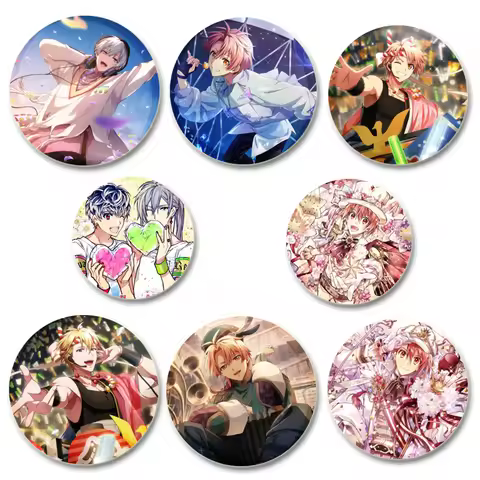 Anime IDOLiSH7 Badge Izumi Iori IZUMI MITSUKI Nikaido Yamato Yotsuba Tamaki Pins Cartoon Badge Backp