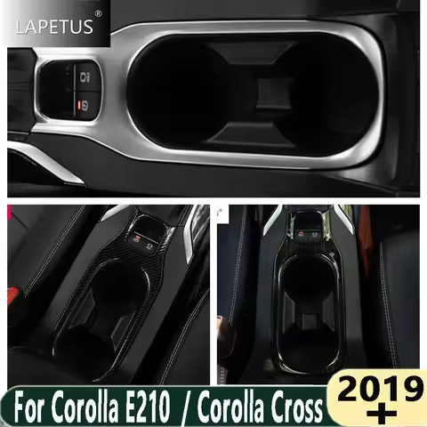 Car Accessories Front Water Cup Holder Panel Stickers Cover Trim For Toyota Corolla E210 2019 - 2025