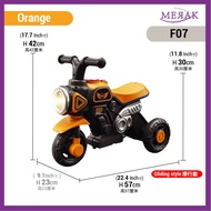 3 Wheels Kid Bicycle Electric Glider Sliding Tricycle Bike Toy Basikal Kanak-Kanak 3 Roda 3轮儿童脚车 F07