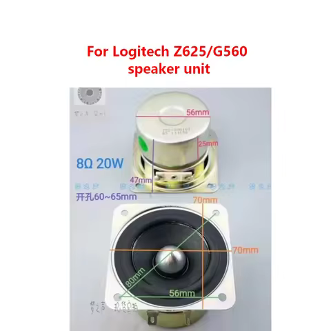 Original replacement unit speaker For Logitech Z625/G560 speaker unit 2.75 inches 8 ohms 20W DIY Hig