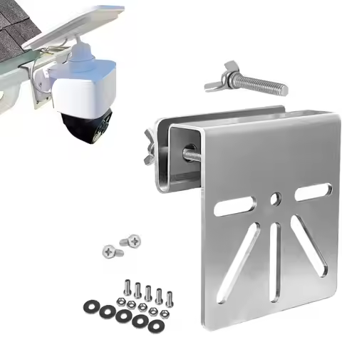 Wall Mount Gutter Bracket Metal Gutter Mount Solar Camera Holder Channel Mount Wall Mount Bracket fo