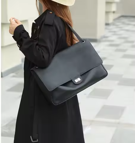 NIKI ABGS 2026 Women's hobo bag Top Layer Cowhide Armpit Bag Single Shoulder Crossbody Handbag Commu