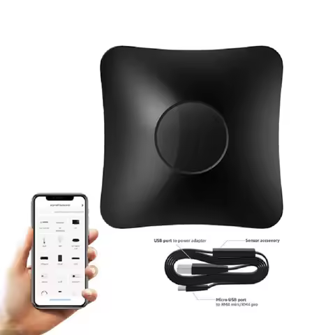 BroadLink RM4 Pro+ HTS2 Version Wireless Universal Remote Hub withTemp and Humidity Sensor Smart Hom