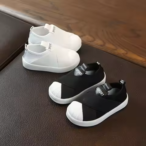 2024 Slip on Girls Shoes Sneakers Sports Designer Kids Shoes Boy Comfortable Baby Sneakers 1-6 Years