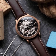 EONIQ 個性化機械錶 (配金屬條釘) 人手裝篏. 免費刻字 38mm