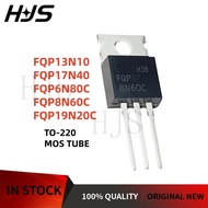 10Pcs/Lot 100%New FQP8N60C FQP13N10 FQP6N80C FQP19N20C FQP17N40 MOS TO-220 FET N-channel Transistor 
