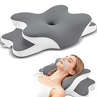 Sleep Apnea Pillow with Neck Pain & Snoring Relief -Orthopedic Cervical Pillow, Ergonomic Contour Me