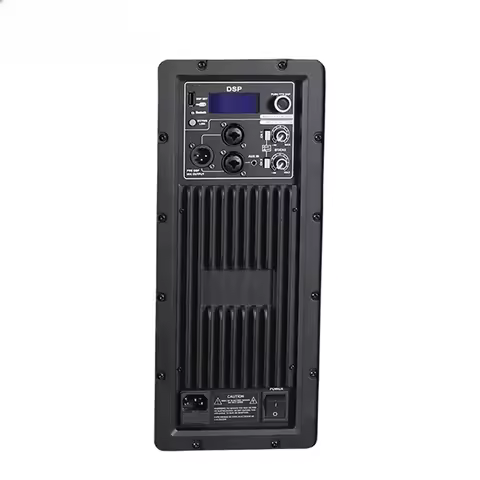 DC-LA-2400W DSP Monoblock Mixer Class D BT TWS Power Amplifier Module Audio Board Professional RMS 6