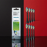 Official Authentic Toothbrush heads for Philips Sonicare W2 Optimal HX6068/10 white/black 4&8