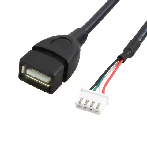 USB2.0 to 4P xh2.54 cable 4P XH2.54 to USB2.0 Female Cable USB to Dupont 4 pin Data Cable 20cm/0.2m