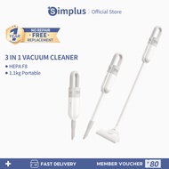 Simplus 3 In 1 Vacuum Cleaner Portable Vacuum Cleaner Ultra Quiet 15000Pa Strong Suction Handheld Va
