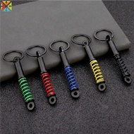 Car Parts Racing Coilover Suspension Spring Shock Keychain