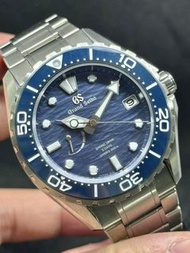 舊款靚啲又平啲😂 🔵GS 藍色‘浪潮’錶面/ 藍色陶瓷潛水圈/ SpringDrive 5日鏈✅- SLGA023🔥 旺角門市 全新現貨 GRAND SEIKO Evolution 9 Collect