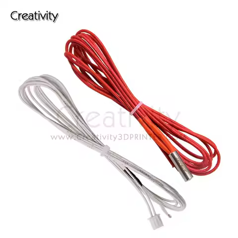 1PC 100K thermistor NTC 3950 12V/24V 40W Cartridge Heater for Cr10 cr10s Ender3V2 Ender3 Hotend kit 