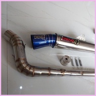 ♒ ♛ ♆ DAENG MUFFLER for TMX 125/155 / RUSI /MOTORSTAR/PINOY/EXT/RACAL/ with silencer ( high mount )
