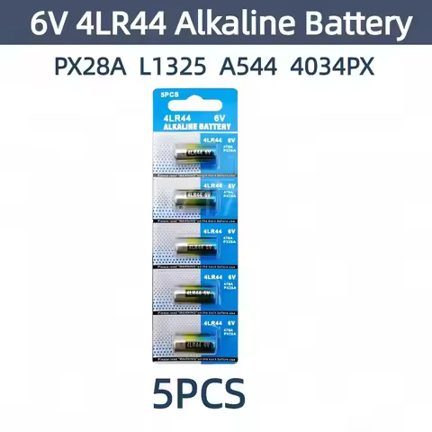 Original 4LR44 6V Alkaline Battery - for Shock Collars, Camera, Electronics - A544V 4034PX PX28A L13