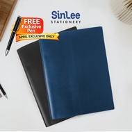 2026 Executive Planner A4 SEP 102 – PU Stitched Cover Diary Notebook