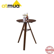 [Table ONLY] Atmua Avas Round Bar Table High Table 42 Inch Height 107 cm Height Table ( Solid Wood )