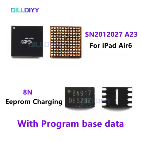 1-3PCS U2 SN2012027 SN2012027P 8N Q4EE Eeprom Charging IC For iPad Air6 With Program base data