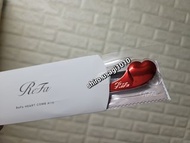 新版現貨👑附送梳子清潔抹布👜 紅色✨️日本 ReFa黎珐 Heart Comb Aira 防靜電 愛心梳摺叠梳 扁梳小顏瀏海專用