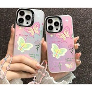 Premium case butterfly+strap iPhone 6/6s iPhone 6 Plus/6s Plus 7/8/SE 2020 7 Plus/8 Plus X/XS XR XS Max iPhone 11 iPhone 11 Pro iPhone 11 Pro Max iPhone 12 iPhone 12 Pro Iphone 12 pro max iPhone 13 iPhone 13 pro iPhone 13 pro max 14 pro max 15 pro max