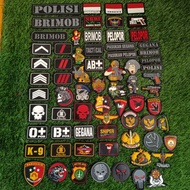 Logo Patch Rubber Patch/ Brimob Patch/ Police Patch/