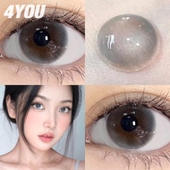 4YOU Graded Lens (COD&Free gift) 2Pcs Gray Colored Contact Lens Soft Lenses Natural Lens Eye Contact