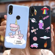 เคสซิลิโคนสำหรับ Xiaomi Redmi 7เคสโทรศัพท์นิ่มพิมพ์ลายเด็กผู้หญิงมีสไตล์สำหรับ Xiaomi Redmi 7 Redmi7