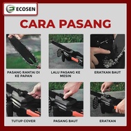 Ecosen/Gergaji Mesin Mini Pemotong Kayu/Gergaji Baterai/Gergaji