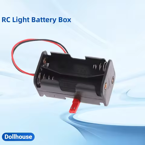 6V 1/10 1/8 RC ON/OFF Switch JST Connector Receiver Box RC Light Battery Box For RC FS JLB HSP Car A