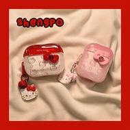 airpod 2 case airpod case airpod pro 2 case Creamy Bow kt Cat airpodspro Protective Case Apple airpo