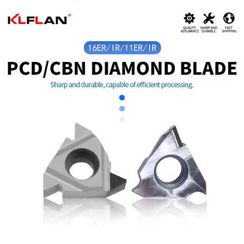 11ER AG55 AG60 16ER AG55 AG60 11IR 16IR AG55 AG60 TGFR100PCD CBN Threading Diamond Inserts Thread Tu