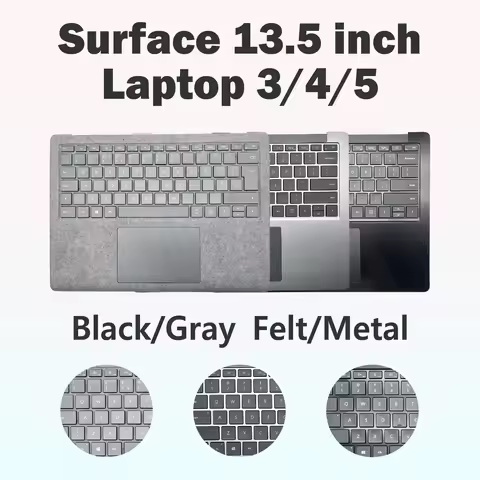 Laptop Keyboard For Microsoft Surface Laptop 3 / 4 / 5 Gen 13.5 inch High Quality Keyboard 13.5" Bla