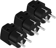 European Travel Plug Adapter, UROPHYLLA 2-in-1 Universal Plug Adapter for France Germany Spain Portu