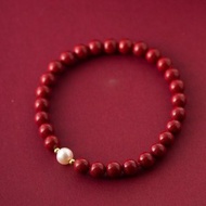 紫金砂硃砂珍珠14KGF手鍊 | 辟邪防小人新年禮物化太歲